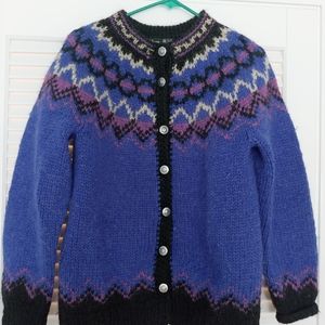 Gorgeous Icelandic wool sweater.